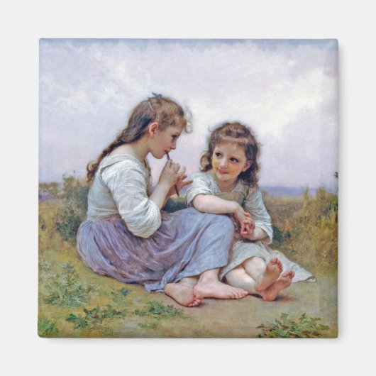 Sisters, Bouguereau Magneet (Voorkant)