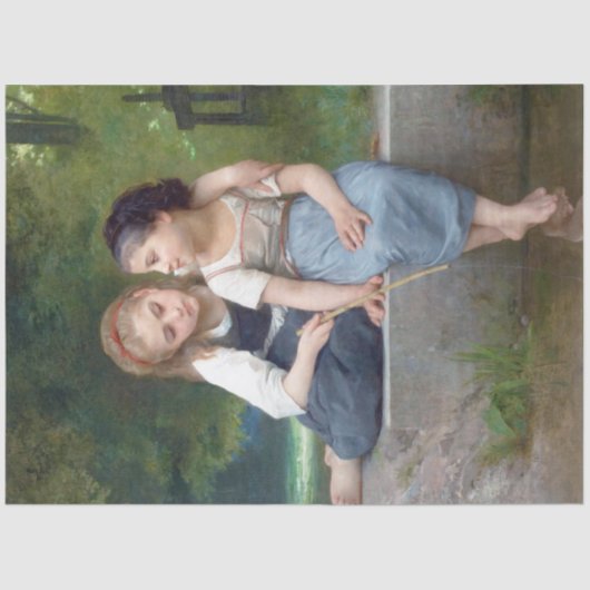Sisters, Bouguereau Tissuepapier (Voorkant)