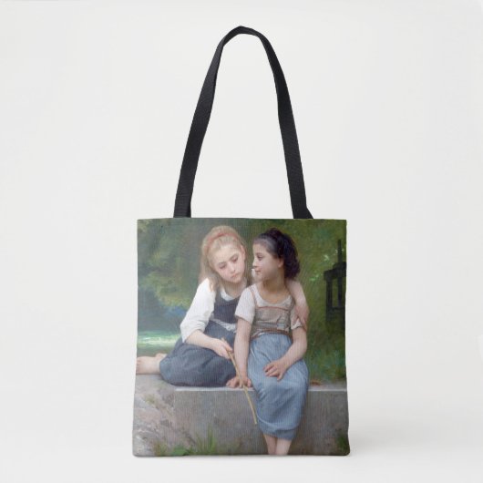 Sisters, Bouguereau Tote Bag (Voorkant)