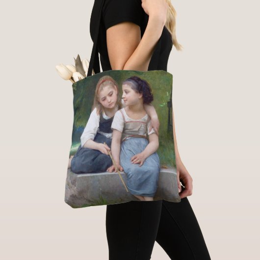 Sisters, Bouguereau Tote Bag (Dichtbij)