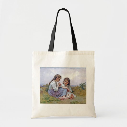 Sisters, Bouguereau Tote Bag (Voorkant)