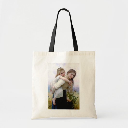 Sisters, Bouguereau Tote Bag (Voorkant)