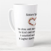 Sisters By Choice Beste Vrienden Koffie/Latte Mok (Linkerhoek)