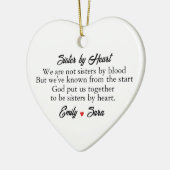 Sisters by Heart Ornament, Soul Sisters Ornament (Links)