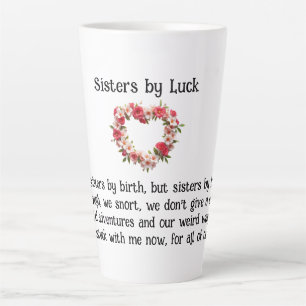 Sisters By Luck Beste Vrienden Koffie/Latte Mok