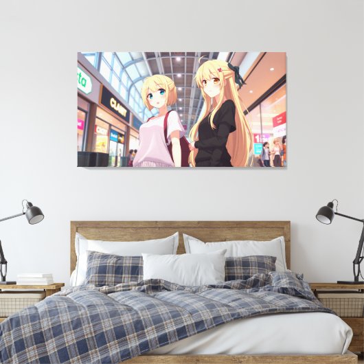Sisters Canvas Afdruk (Insitu (Slaapkamer))