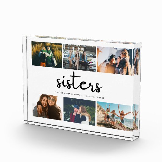 Sisters Citaat Foto collage (Rechts)