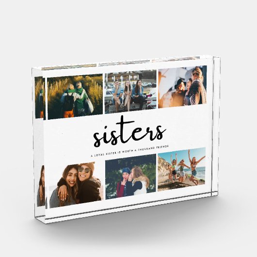 Sisters Citaat Foto collage (Links)