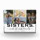 SISTERS Citaat & Foto Collage Cadeau Display (Voorkant)