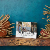SISTERS Citaat & Foto Collage Cadeau Display Fotoplaat (Zijkant)