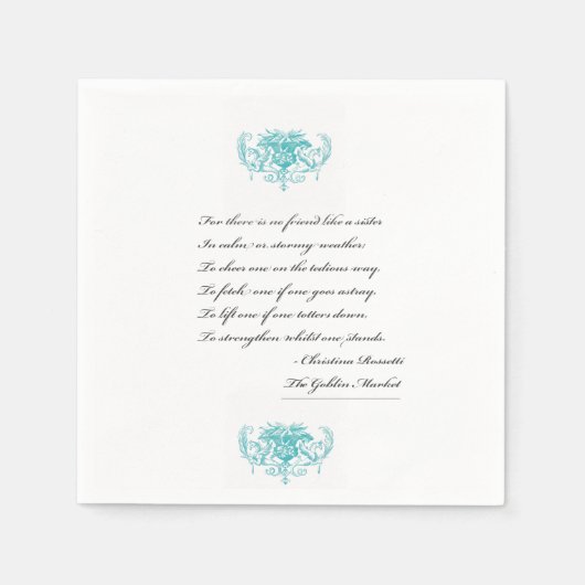 Sisters cocktailservet servet (Voorkant)