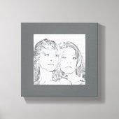"Sister's" Collectie Custom Wall Art Canvas Afdruk (Voorkant)