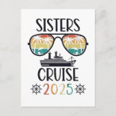 Sisters Cruise 2025 Familie Matching Trip Briefkaart (Voorkant)