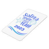 Sisters Cruise Shell Ja Stateroom Magnet Magneet (Linkerzijde)