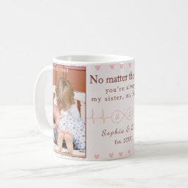 Sisters Custom Photo Mug – Personalized Gift Koffiemok