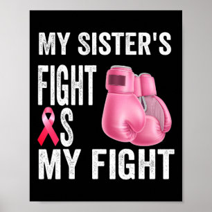 Sister's Fight is mijn strijd tegen borstkanker be Poster