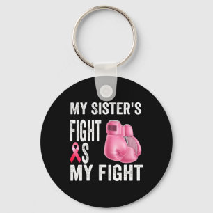 Sister's Fight is mijn strijd tegen borstkanker be Sleutelhanger