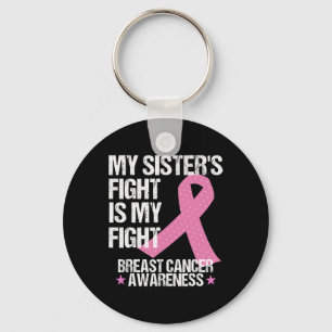 Sisters Fight is mijn strijd tegen borstkanker bew Sleutelhanger