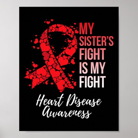 Sister's Fight is mijn strijd tegen hartziekte bew Poster (Voorkant)