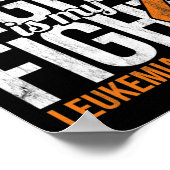 Sister's Fight My Fight Leukemia Awareness Ribbon Poster (Hoek)