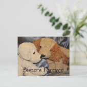 Sisters Forever Briefkaart (Staand voorkant)