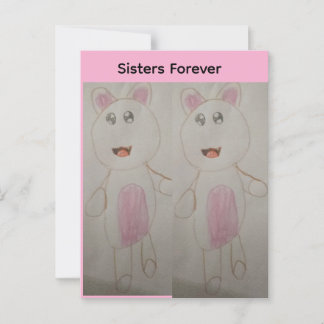 Sisters Forever Briefkaart