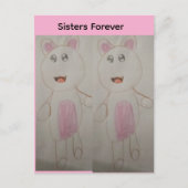 Sisters Forever Briefkaart (Voorkant)