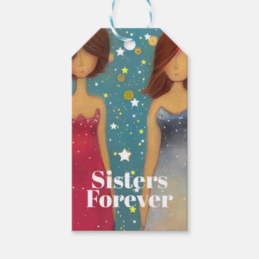 Sisters Forever Cadeaulabel (Voorkant)