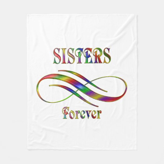 Sisters Forever Fleece Deken (Voorkant)