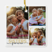 Sisters Forever Fotoherinnering Keramisch Ornament (Voorkant)