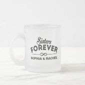 Sisters Forever - Namen invoegen Matglas Koffiemok (Links)