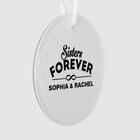 Sisters Forever Ornament (voorkant)