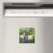 Sisters Friendship in Rustic Spring Country Magneet (Insitu (Vaatwasser))