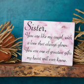 Sisters grootste liefde fotoplaat (Zijkant)