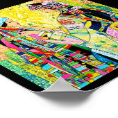 Sisters Hao Ping abstracte oostermeisjes Poster (Hoek)