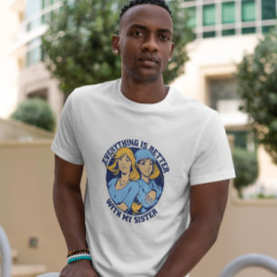 Sisters Illustratie T-shirt