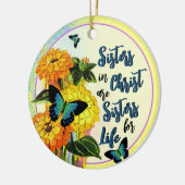 Sisters in Christus Keramisch Ornament (Links)