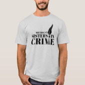 Sisters in Crime Grijs T-shirt (Voorkant)