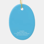 Sisters kerstversiering door Heather French Henry Keramisch Ornament (Achterkant)