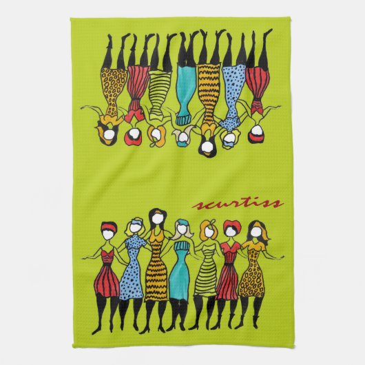 Sisters Kitchen Towel Theedoek (Verticaal)