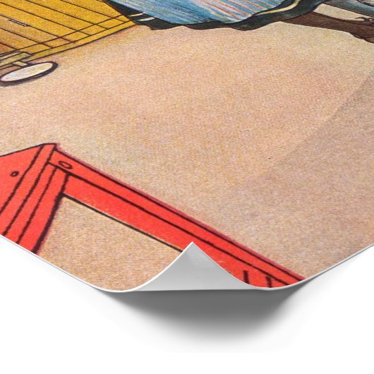 Sisters - Koket av Carl Larsson Poster (Hoek)