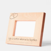 Sister's Love Photo Lijst, het leven is beter same Gegraveerde Lijstjes (Links)