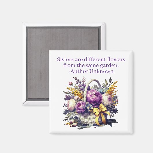 sisters magnet (Voorkant / Achterkant)