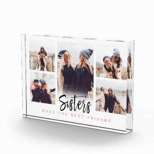 Sisters maken de beste vrienden foto Collage White (Rechts)
