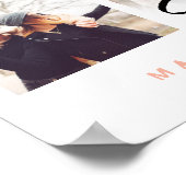 Sisters maken de beste vrienden foto Collage White Poster (Hoek)