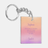 Sisters Miles Apart Sleutelhanger (Voorkant Links)