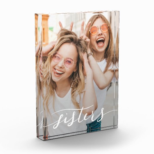 Sisters Modern Script Keepomwille Fotoblokken (Links)