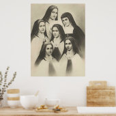 Sisters of St. Therese of Lisieux Little Flower Poster (Keuken)