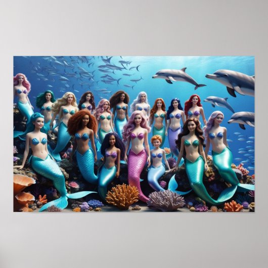 Sisters of the Deep Sea - Mermaid Tale Poster (Voorkant)