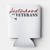 Sisters of Veterans Military Pride Design Blikjeskoeler (Achterkant)